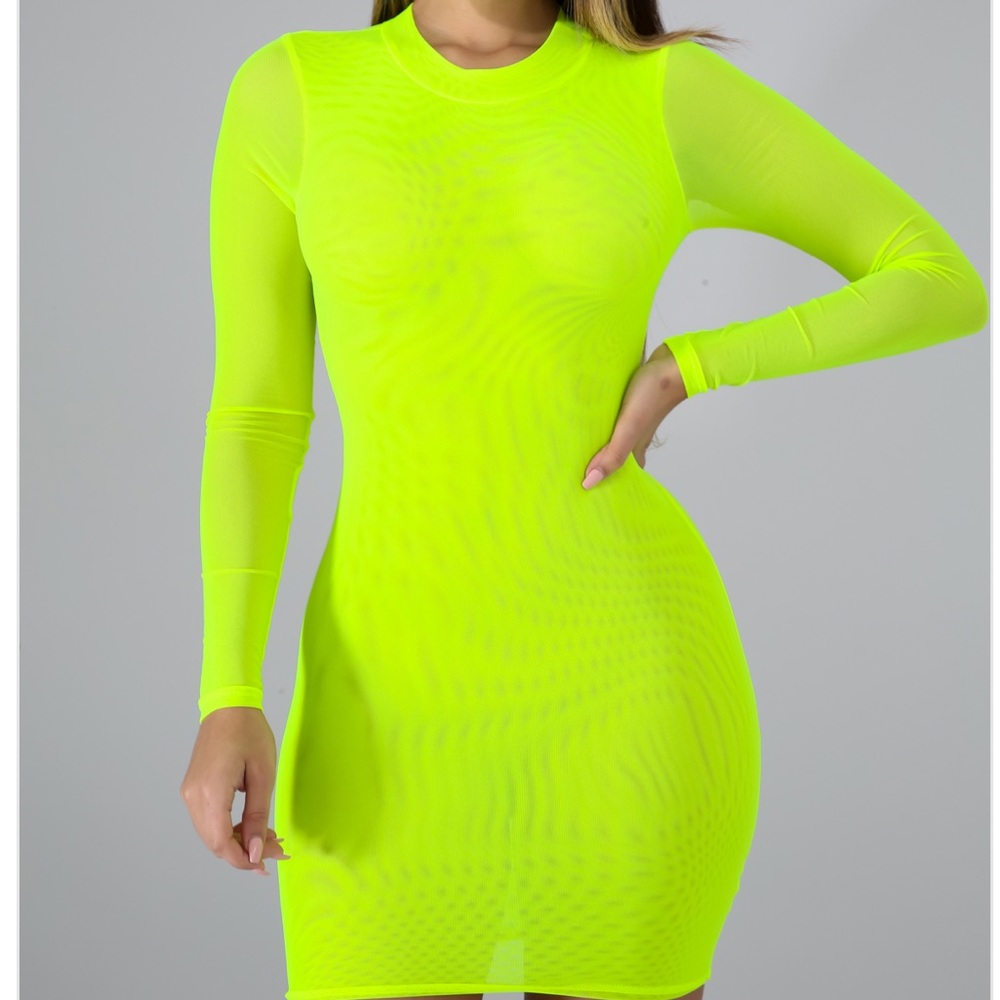 Mesh Cover Up Dress